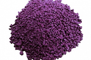 Фиолетовая EPDM крошка